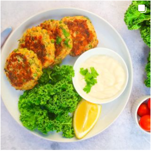 Salmon & Kale Fritters