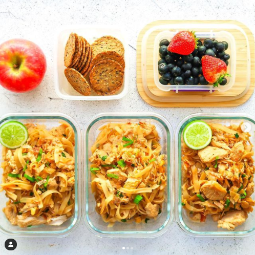 Healthy Pad Thai Noodles | Low-Calorie Meal Prep with Chicken – The ...