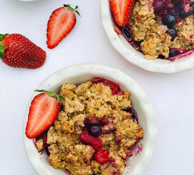 Apple Crumble With Berries