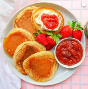 Refined Sugar Free Jam & Cream Pikelets – The Active Bod