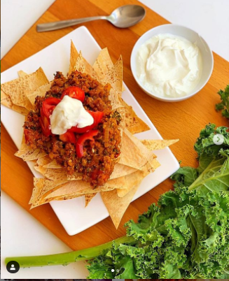 Loaded Vegan Veggie Patch Nachos with Crunchy Whole Wheat Chips