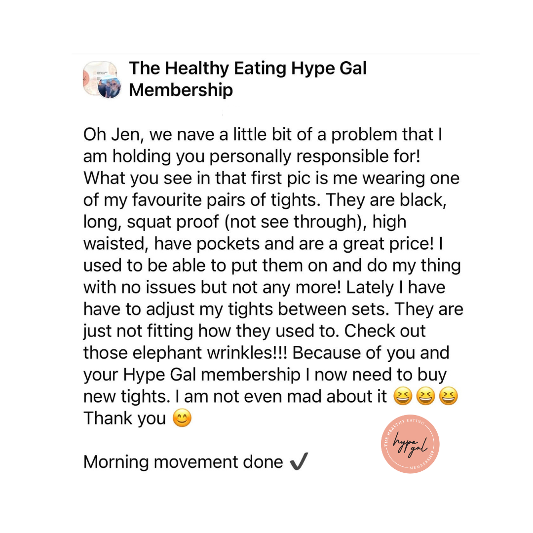 Healthy Eating Hype Gal Membership