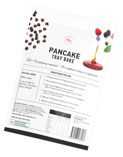 Real Nourish - Pancake Tray Bake - No flipping. You choose your flavour!